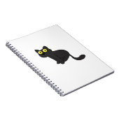 ハロウィン不気味猫とスタイリッシュ猫のインスパイアS ノートブック (右側)