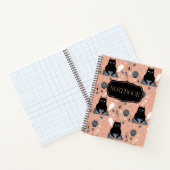 ハロウィン不気味猫幽霊 ノートブック (内部)