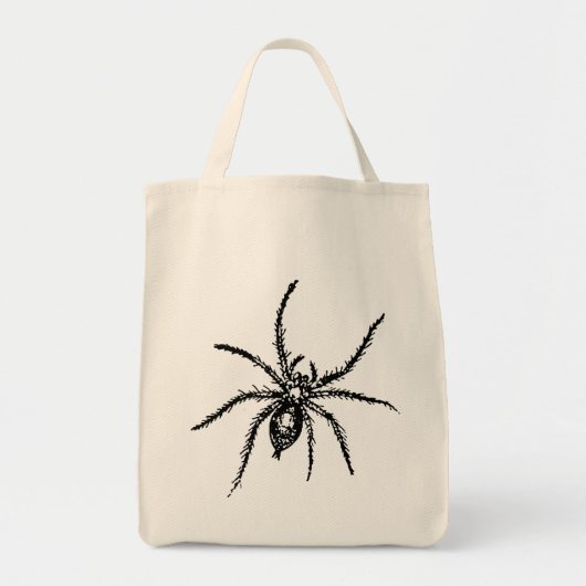 ハロウィン不気味用スパイダー トートバッグ (正面)