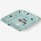 ハロウィン不気味男女兼用2回目の誕生日 ペーパープレート (傾斜あり)