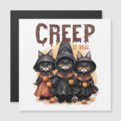 ハロウィン不気味磁気カード (正面/裏面)