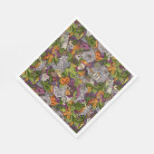 ハロウィン不気味紙ナプキン スタンダードランチョンナプキン (角)