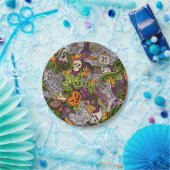 ハロウィン不気味紙プレート7" ペーパープレート (パーティー)