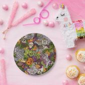 ハロウィン不気味紙プレート7" ペーパープレート (パーティー)