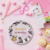 ハロウィン不気味誕生日紙プレート ペーパープレート (パーティー)