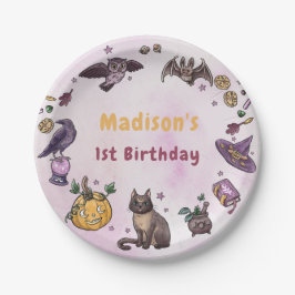 ハロウィン不気味誕生日紙プレート ペーパープレート