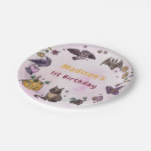 ハロウィン不気味誕生日紙プレート ペーパープレート (アングル)