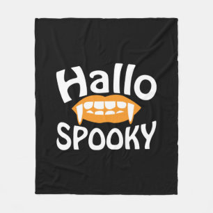 ハロウィン不気味誕生日 フリースブランケット