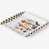 ハロウィン不気味誕生日 ペーパープレート (傾斜あり)