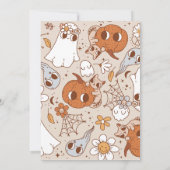 ハロウィン不気味誕生日 招待状 (裏面)