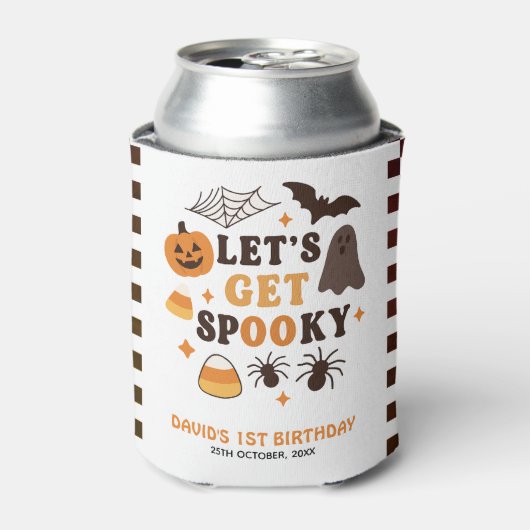 ハロウィン不気味誕生日 缶クーラー (缶正面)