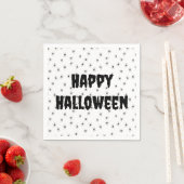 ハロウィン不気味間の小さなクモ スタンダードカクテルナプキン (インサイチュ)