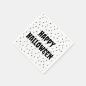 ハロウィン不気味間の小さなクモ スタンダードカクテルナプキン (角)