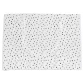 ハロウィン不気味間の小さなクモ ラージペーパーバッグ (正面)