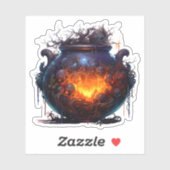 ハロウィン不気味魔法ウィッチカルドロン シール (シート)