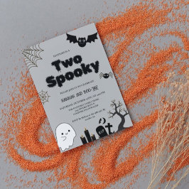 ハロウィン不気味2回目の誕生日パーティー 招待状