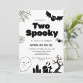 ハロウィン不気味2回目の誕生日パーティー 招待状 (スタンド正面)