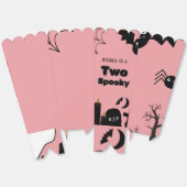 ハロウィン不気味2歳の誕生日パーティー フェイバーボックス (見開き)