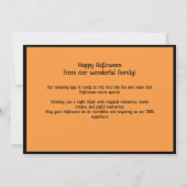 ハロウィン不気味・ザ・スナップ・オ・ランタン カード (裏面)