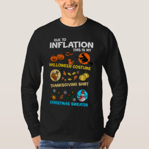 ハロウィン不気味、感謝祭、醜いクリスマス Tシャツ