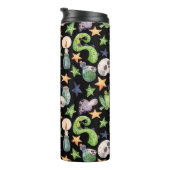 ハロウィン不気味：暗い手書きパターン。 タンブラー (回転右)