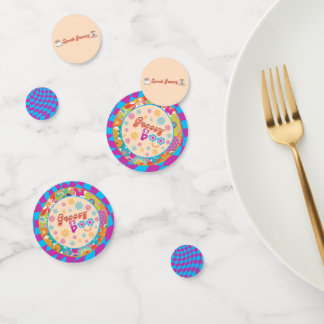 ハロウィン不気味Groovyパーティーテーブル紙吹雪 コンフェッティ