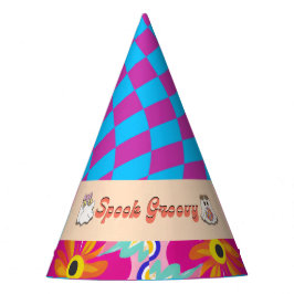 ハロウィン不気味Groovyパーティー帽子 パーティーハット