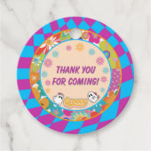 ハロウィン不気味Groovyメッセージカード フェイバータグ (正面)