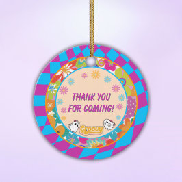 ハロウィン不気味Groovyメッセージカード フェイバータグ