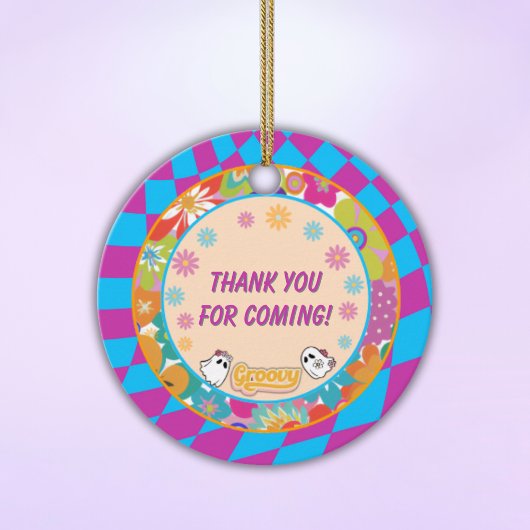 ハロウィン不気味Groovyメッセージカード フェイバータグ