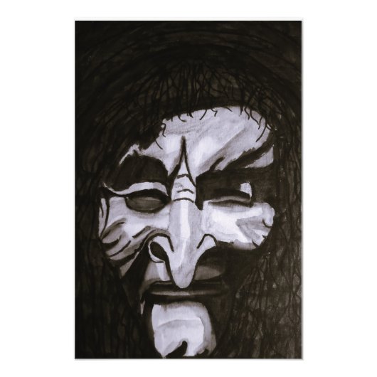 ハロウィン与えの魔女 フォトプリント            (正面)