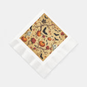 ハロウィン中世パタフランスのーン紙ナプキン 縁ありランチョンナプキン (角)