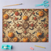 ハロウィン中世パタフランスのーン 薄葉紙 (クラフト)