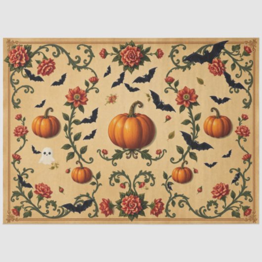 ハロウィン中世パタフランスのーン 薄葉紙 (正面)