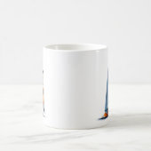 ハロウィン予測できなキツネ コーヒーマグカップ (中央)