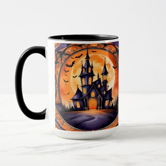 ハロウィン人気があるパンプキンオータムコレクション マグカップ (左)
