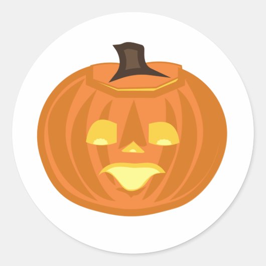 ハロウィン仕様 ラウンドシール (正面)