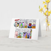 ハロウィン元気なカード カード (黄色い花)