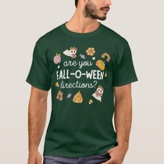 ハロウィン先生のFall O Ween案内 Tシャツ