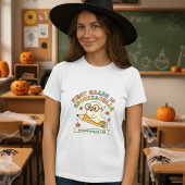 ハロウィン先生へのギフト オバケと鉛筆 Tシャツ
