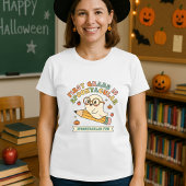 ハロウィン先生へのギフト オバケと鉛筆 Tシャツ