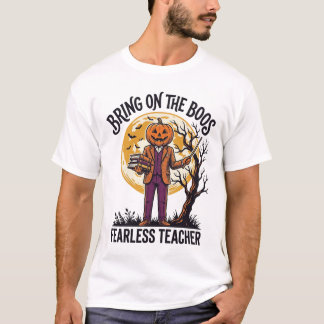 ハロウィン先生Tシャツビンテージ彫刻パンプキン Tシャツ