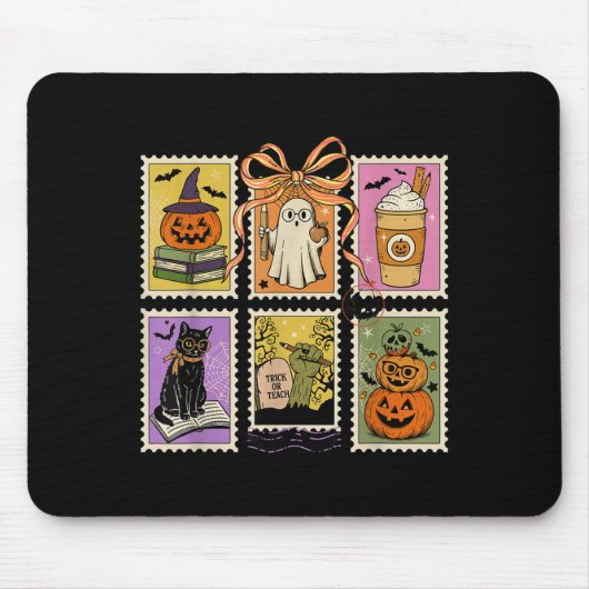 ハロウィン先生Tシャツ 読み鬼 マウスパッド (正面)