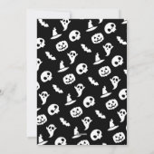 ハロウィン写真 こんにちはブー! シーズンカード (裏面)