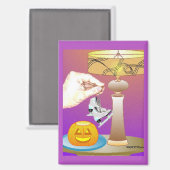 ハロウィン冷蔵庫マグネット マグネット (正面/裏面)