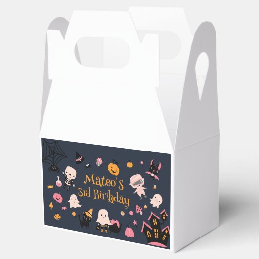 ハロウィン切妻箱 フェイバーボックス (オープン)