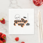 ハロウィン初お誕生日おめでとう1歳 スタンダードランチョンナプキン (インサイチュ)
