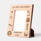 ハロウィン初年度のお祝い レーザー彫刻フレーム (左)