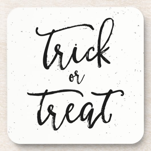 ハロウィン動揺してをトリックまたは治療する コースター (正面)