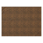 ハロウィン動揺してビクトリアンオレンジブラックダマスク テーブルクロス (正面(横))